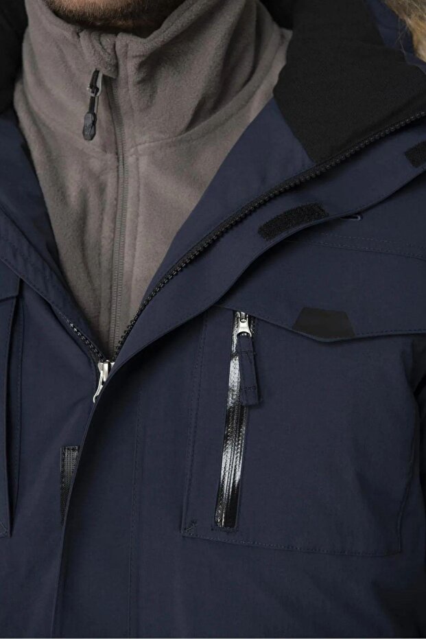 Saalbach Erkek Down Ceket Mont Lacivert - 3