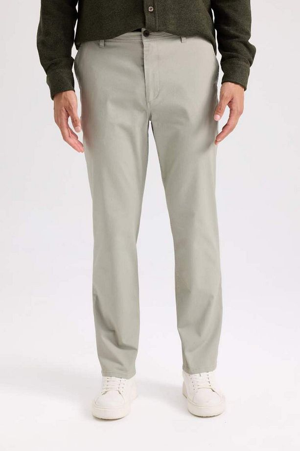 Regular Fit Normal Kesim Yazlık Düz Paça Chino Kanvas Pantolon D7349ax25sp - 4