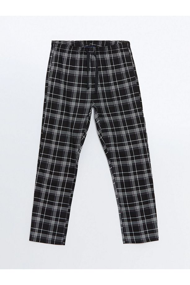 LCW Standart Kalıp Ekose Erkek Pijama Alt - 5