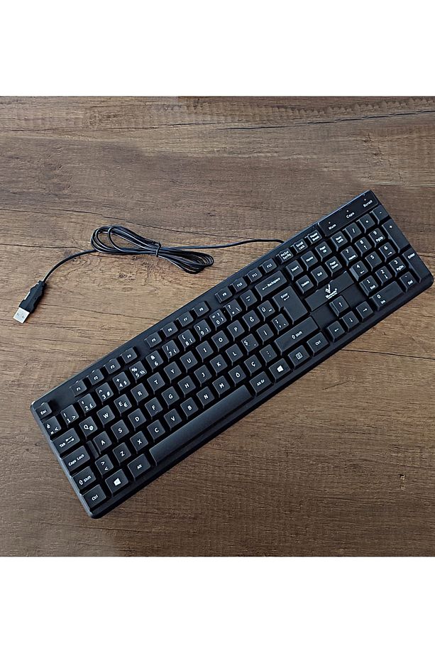 Kablolu Usb Siyah Türkçe Standart Klavye VR-Kb700St - 1