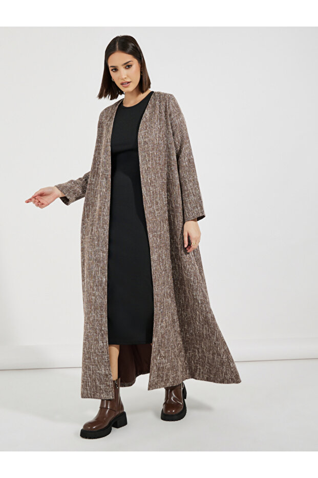 Tweed Look Winter Abaya