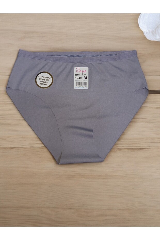 Laser Cut High Waist Non-Marking Slip Pants with Seamless Elastic Waist