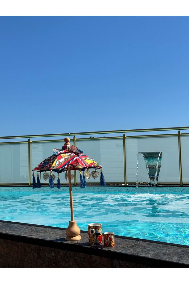 BALİ ŞEMSİYESİ - DOLCE MODEL MAVİ - 2