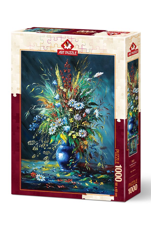Kır Çiçekleri 1000 Parça Puzzle - 1