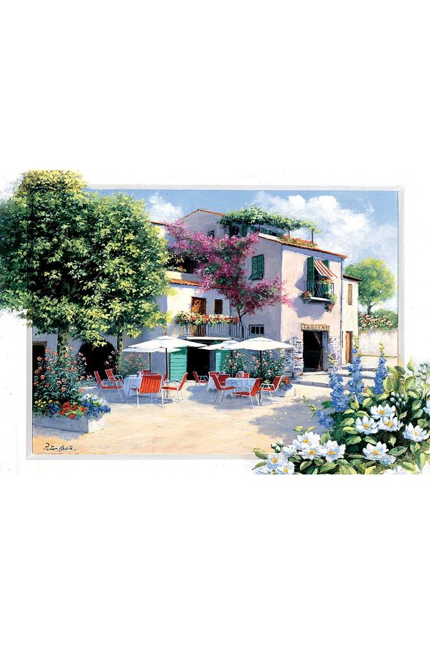 Cafe Villa 500 Parça Puzzle - 1