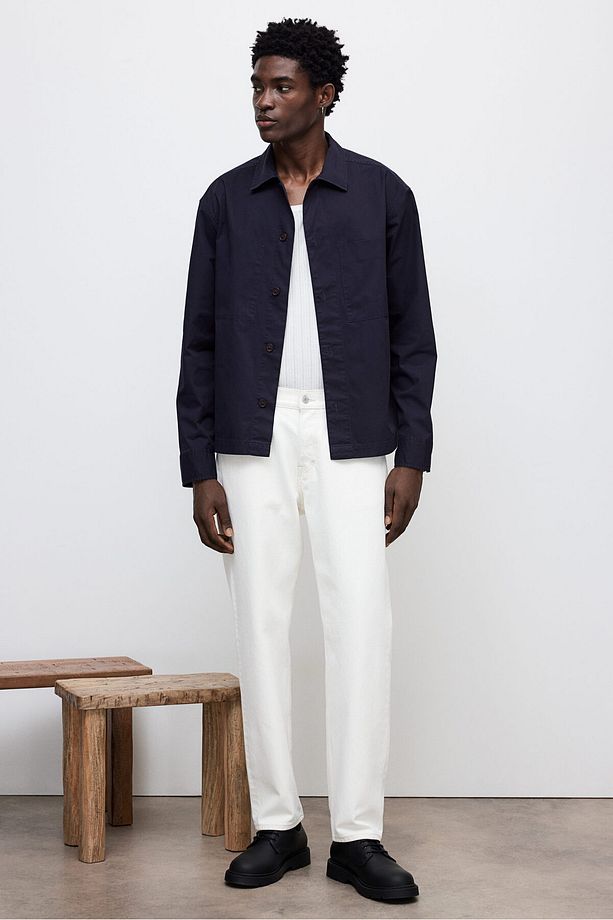 Regular Fit Gabardin Overshirt Gömlek - 4
