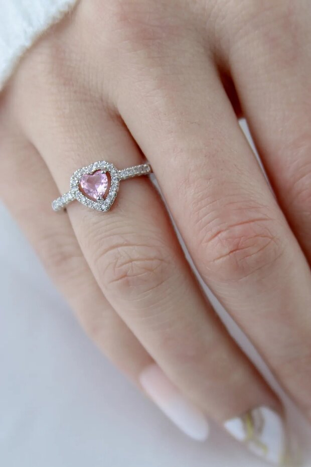 خاتم العلاقة الخطيرة (قابل للتعديل) خاتم القلب - 4