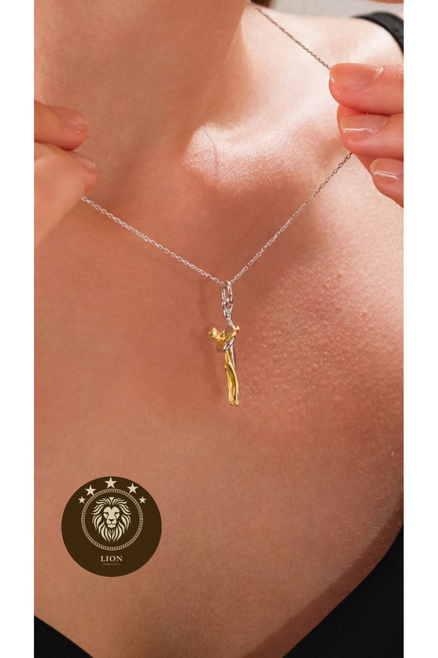 Sarılan çift kolye - 2