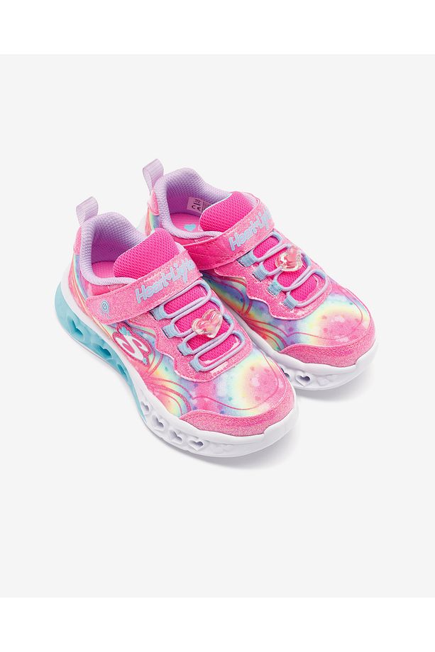 Flutter Heart Lights - Groovy Swirl Büyük Kız Çocuk Pembe Işıklı Spor Ayakkabı 303253l Hplv - 6