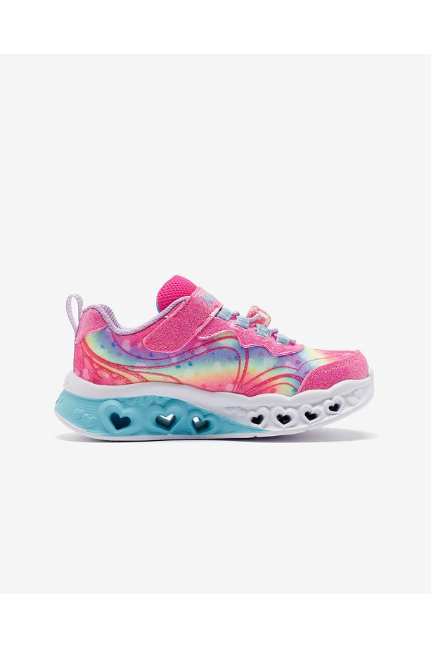 Flutter Heart Lights - Groovy Swirl Büyük Kız Çocuk Pembe Işıklı Spor Ayakkabı 303253l Hplv - 2