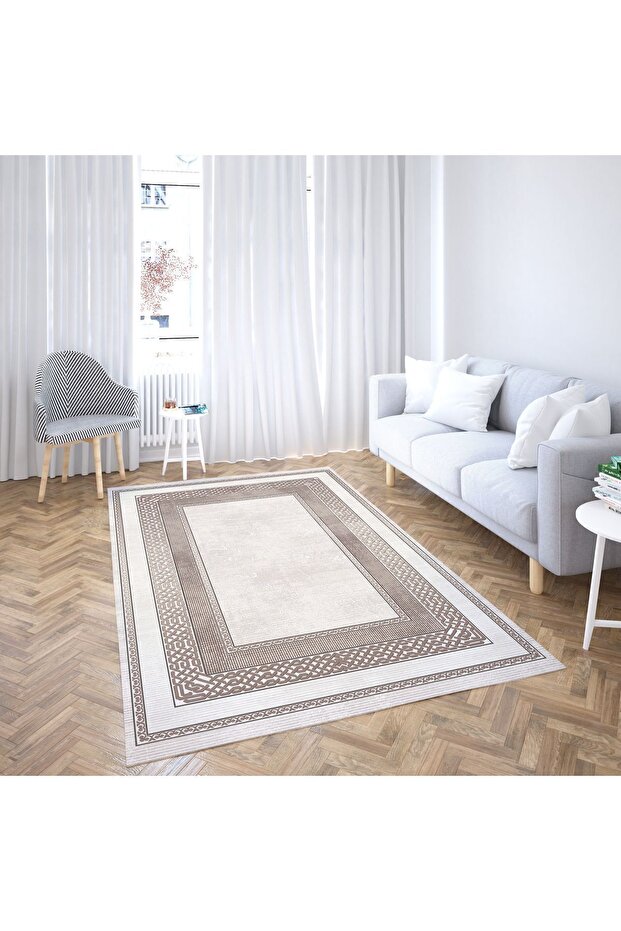 Home 6 m² Sponge-Backed Elastic Rug Cover