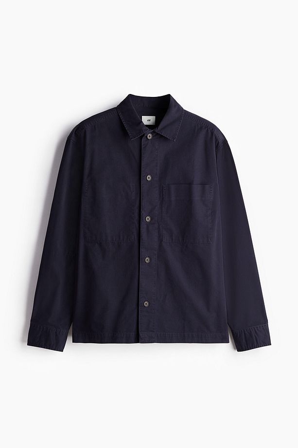 Regular Fit Gabardin Overshirt Gömlek - 6