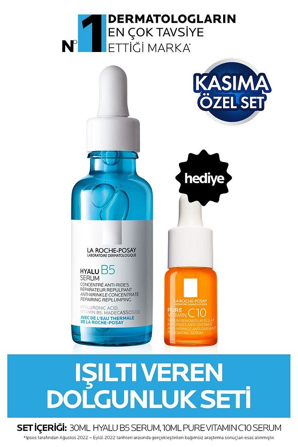 La Roche-posay Işıltı Veren Dolgunluk Seti: Hyalu B5 Serum 30 Ml&c Vitamini Serum 10 Ml - 2