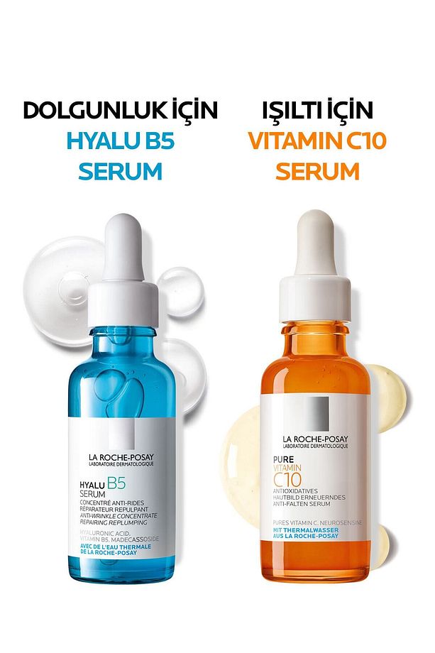 La Roche-posay Işıltı Veren Dolgunluk Seti: Hyalu B5 Serum 30 Ml&c Vitamini Serum 10 Ml - 1