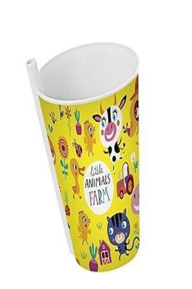 Yummy Pipetli Desenli Bardak 400 ml 2 Adet (DESENLERİ MESAJ OLARAK ATINIZ) Fma591244 - 2