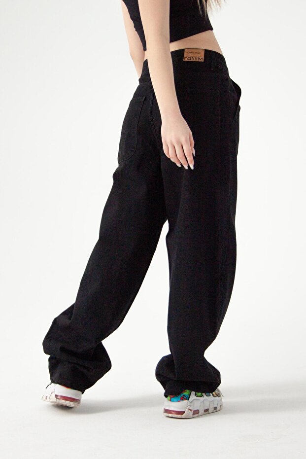 Siyah Skater Jean - 7