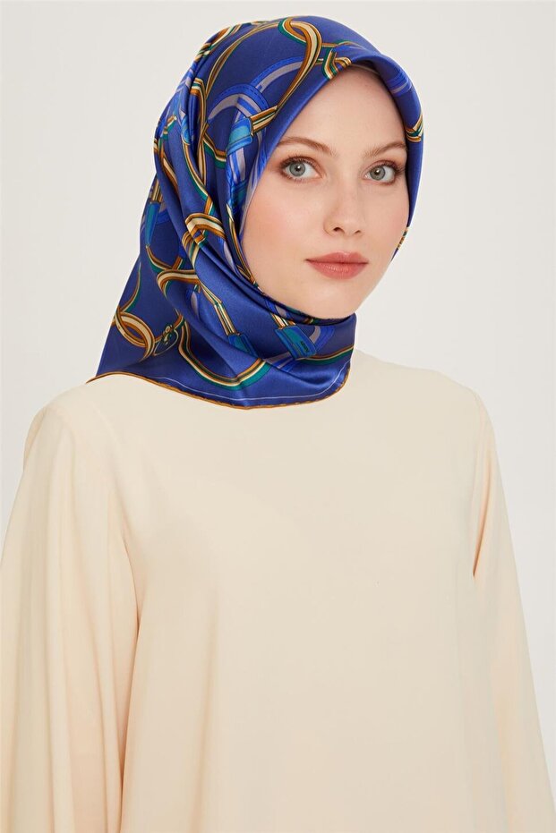 وشاح كلاسيكي منقوش سيرا ساف حرير 9203D 87