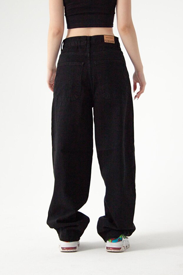 Siyah Skater Jean - 3