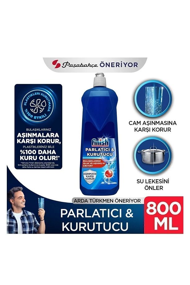 1.5 KĞ BULAŞIK MAKİNESİ TUZU 4 ADET + 800 ML PARLATİCİ KURUTUCU - 2
