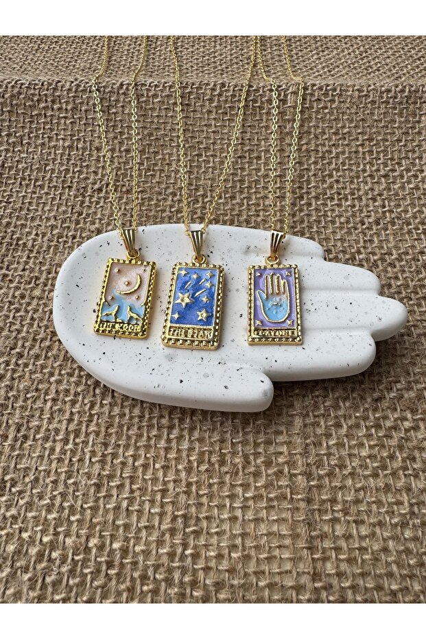 3'lü Set Gold Kolye - 1