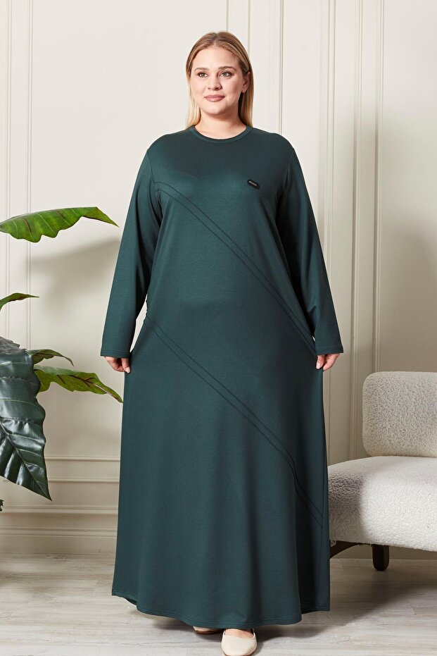 Rochie de damă cu 2 fire de mărime mare - 4
