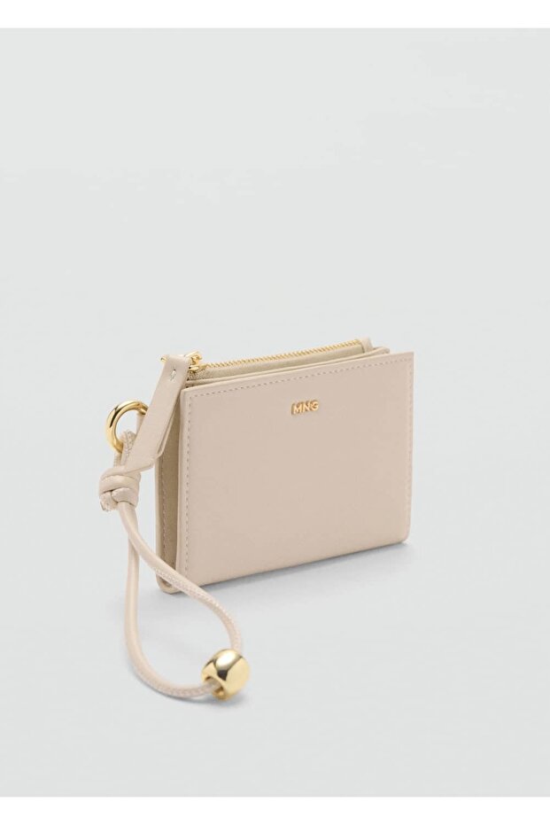 Suni deri fermuarlı cüzdan - 1