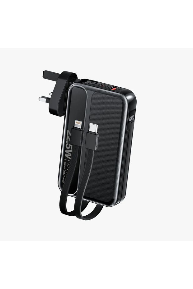 Charge Mate Power Bank 10000 Mah Pdâ 22.5Wâ -Â Black