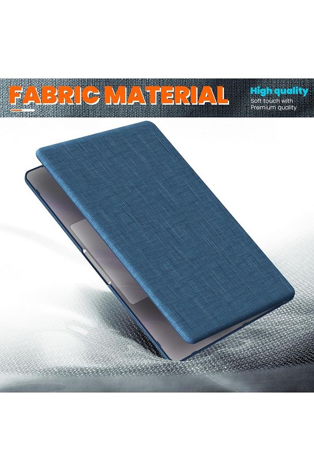 Apple Macbook Pro 14inç M3/m4/max A3112 A3185 A3401 A2918 A1992 Uyumlu Kılıf Nubuk Üçgen Standlı - 5