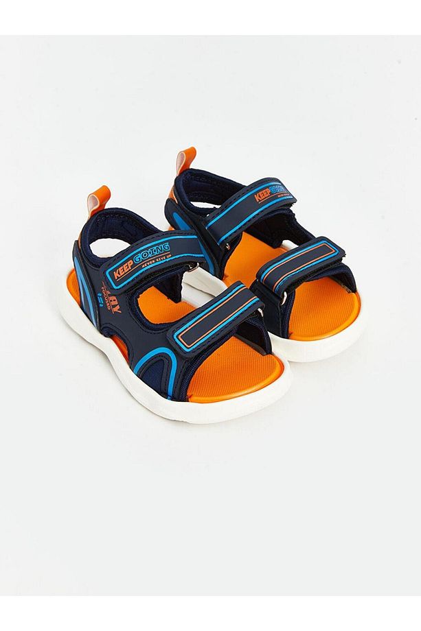LCW STEPS Cırt Cırtlı Erkek Bebek Sandalet - 1