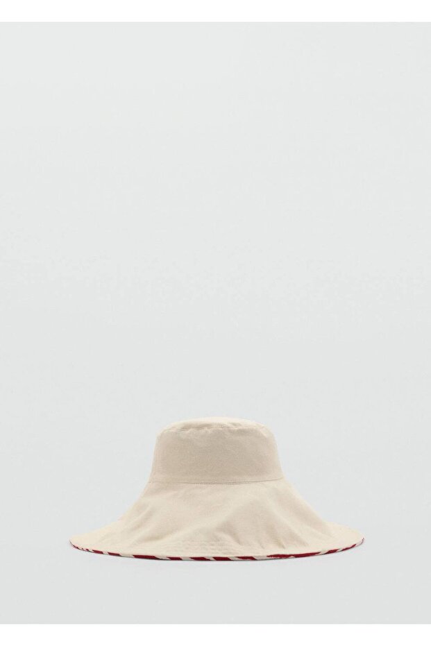 قبعة دلو منقوشة على شكل حمار وحشي مزدوجة الجوانب - 1