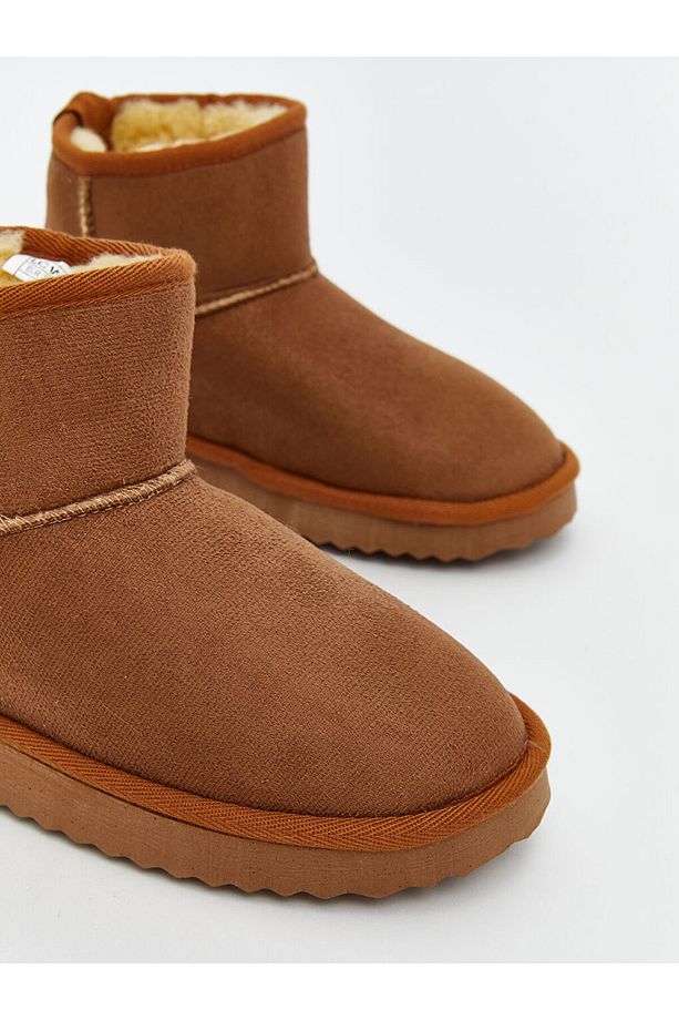 LCW STEPS Bej İçi Kürklü Kız Çocuk Ev Botu - 3
