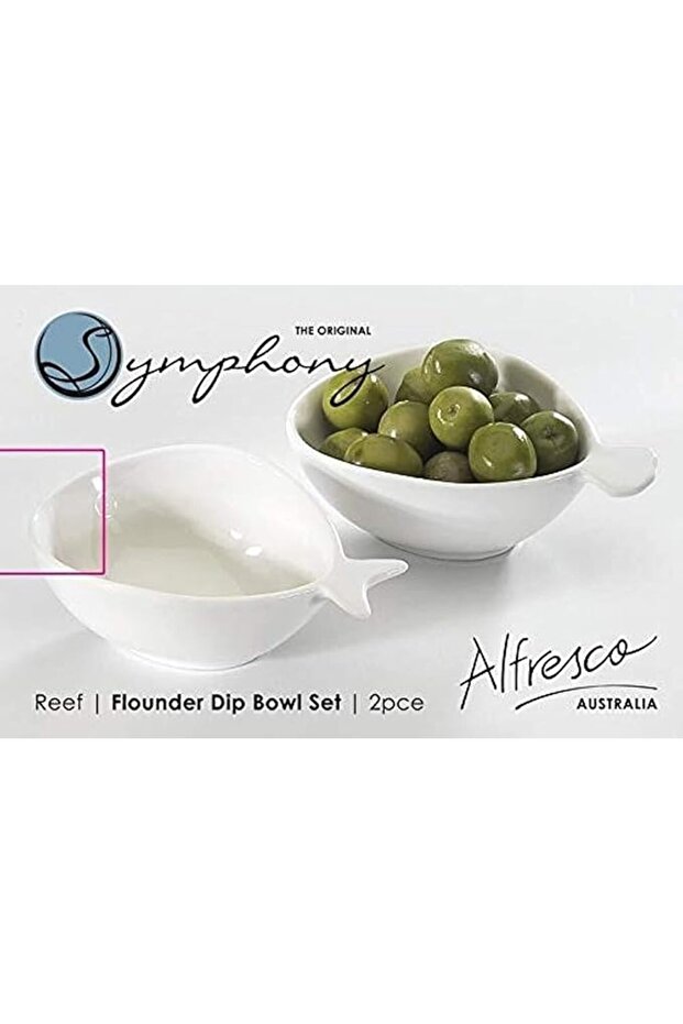 Reef Dip Bowl Set 2 10 X 8 4.5Cm