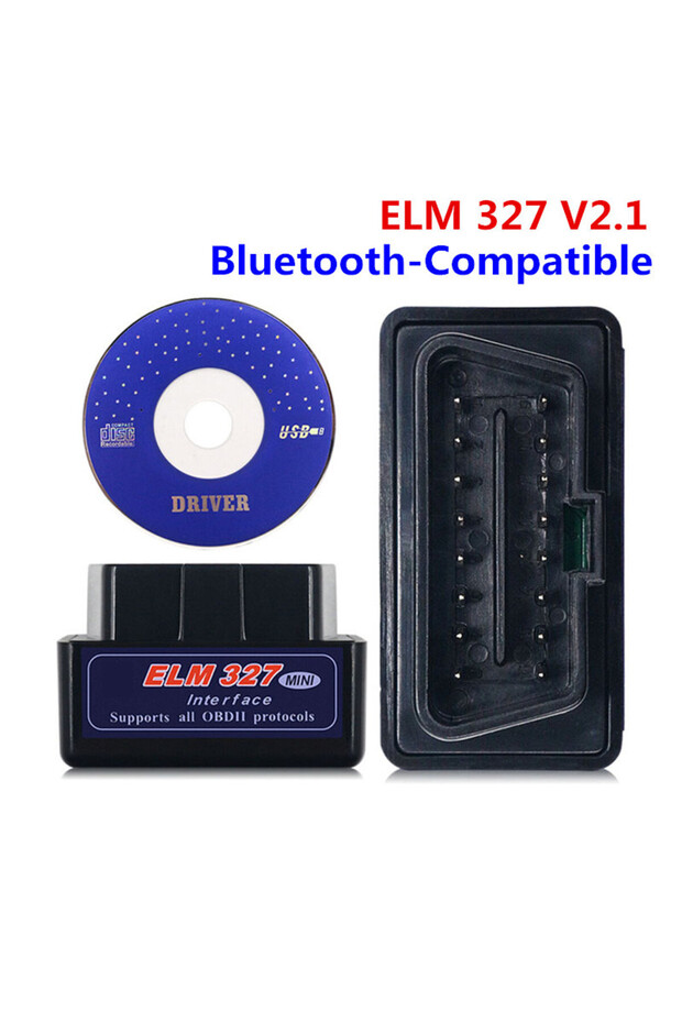 أداة قارئ رمز الماسح الضوئي OBD2 للسيارة بتقنية Bluetooth V2.1 وBluetooth ELM327 V2.1 V1.5 وأداة تشخيص السيارة