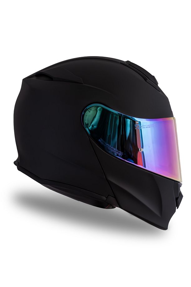 Delta Basic Mat Siyah çene Açılır Kask - 3
