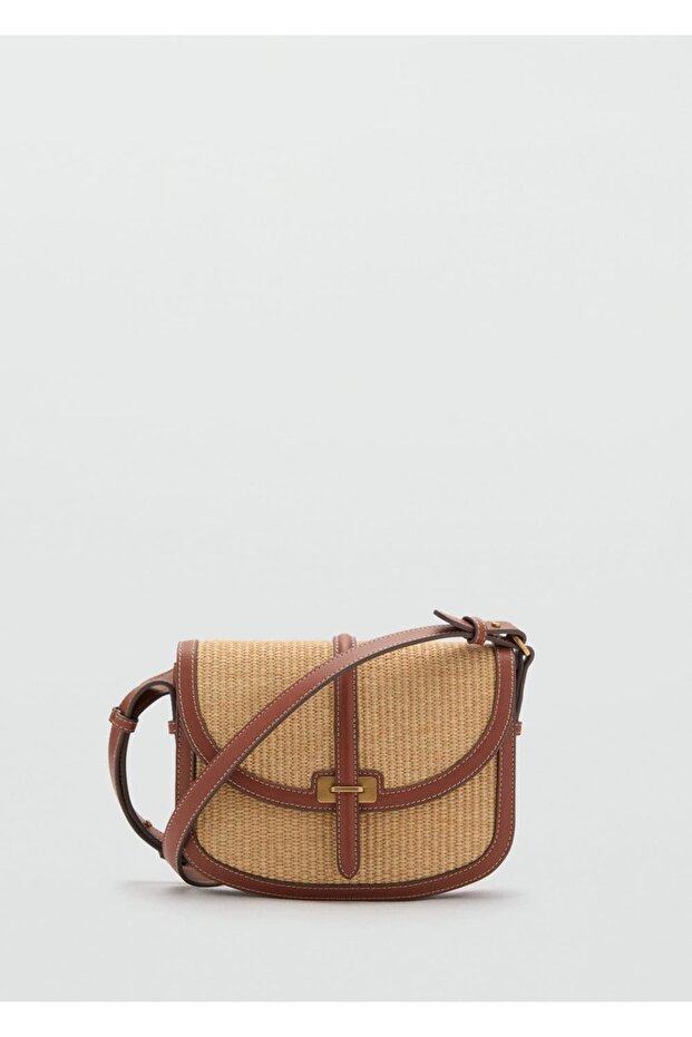 Kanvas kontrast çapraz çanta - 3