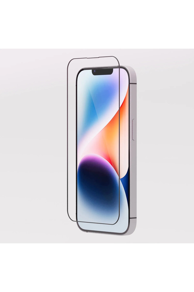 Anti-Static Clear Silicone Edge Tempered Screen Protector For iPhone 1 - 2