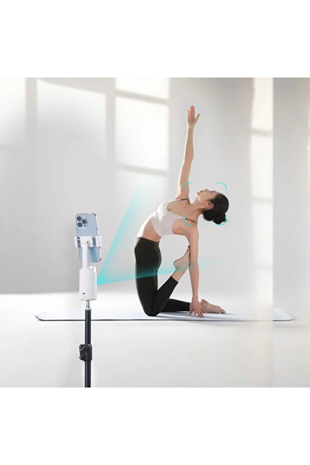 Gimbal With Ai Face Tracking Gesture Recognition With Remote Controller - Wh
