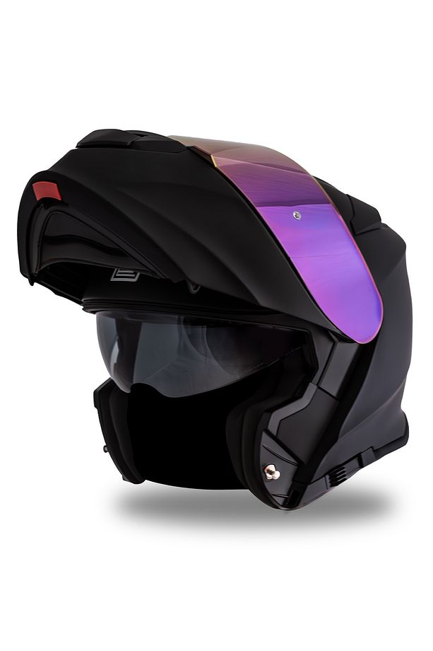 Delta Basic Mat Siyah çene Açılır Kask - 2
