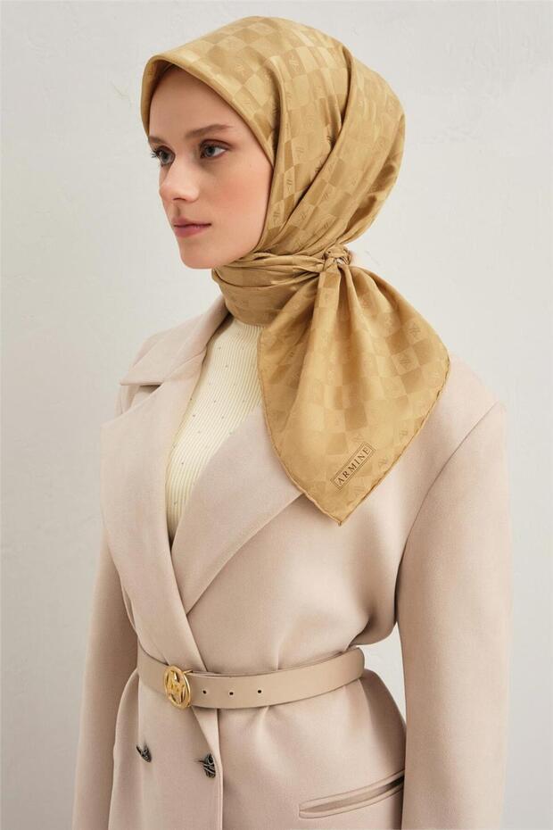 Jakarlı Ipek Pamuk Eşarp 249915 - 3