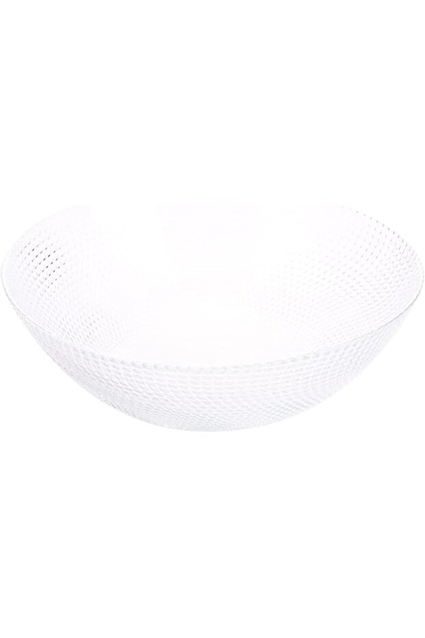 Glass Bowl Square L(23CM) XW(23CM) XH(7CM) Transparent