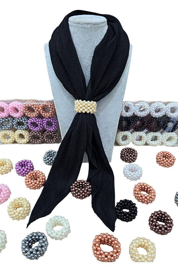 Women's Hijab Scarf Ring Yellow