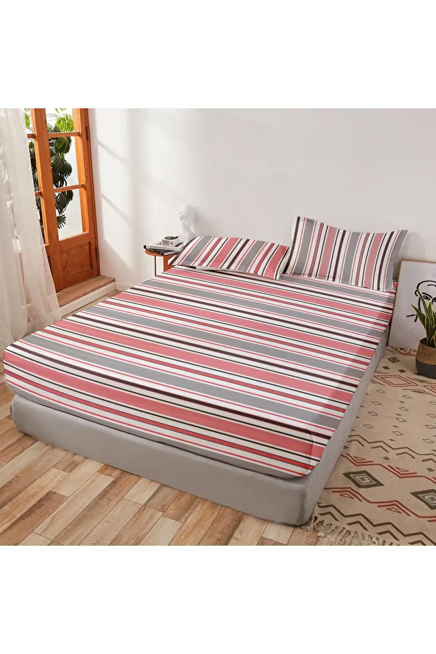   Casual Fitted Sheet Set - Various Sizes - 1