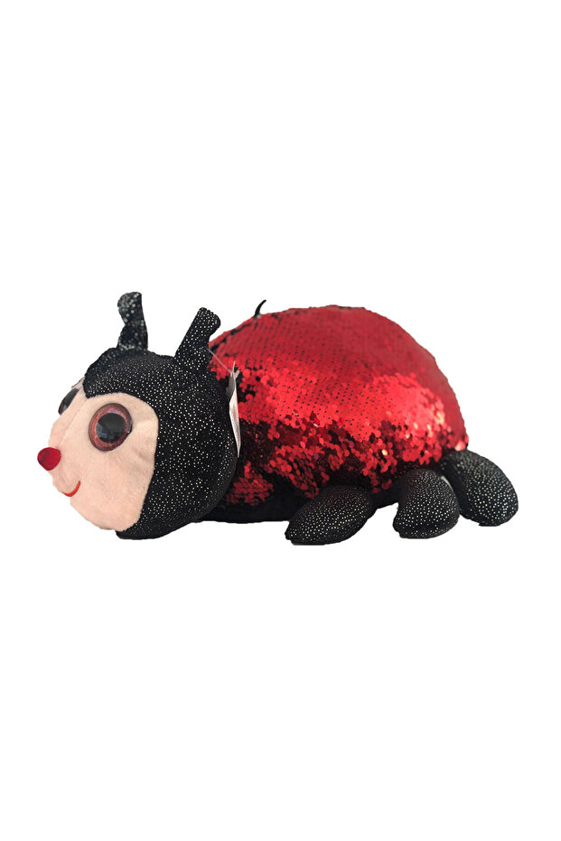 Peluş Pullu Uğur Böceği 35 CM - 3