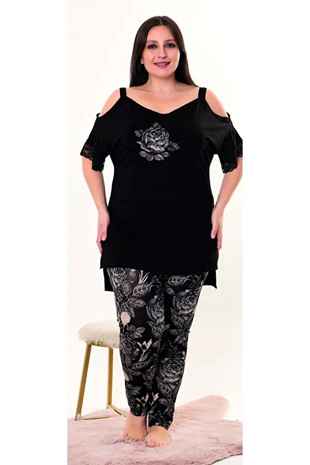 Plus Size Pajama Set - 2