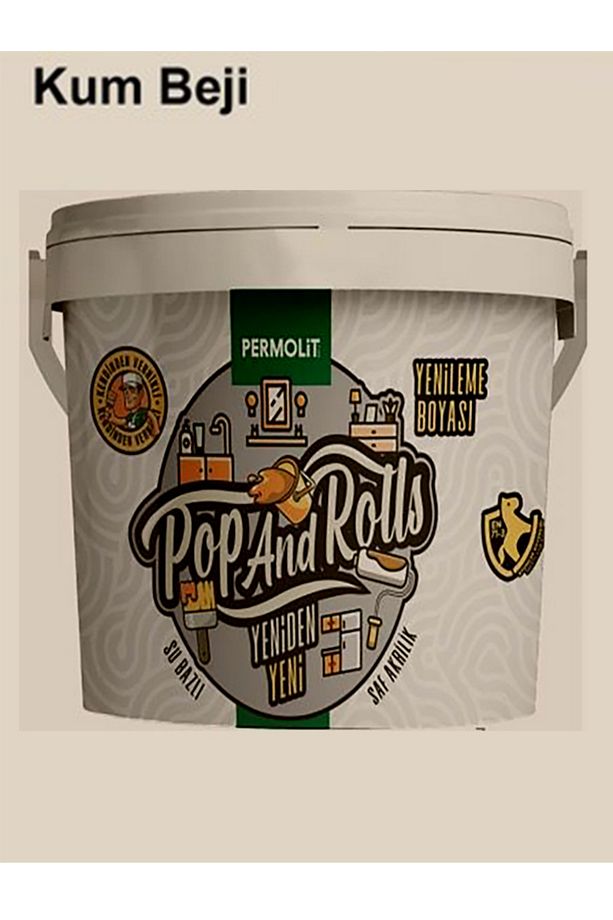 Pop And Rolls (Kum Beji) - Sıcacık Dokunuş! Mutfak Dolabı, Tezgah ve Kapılar İçin - 1