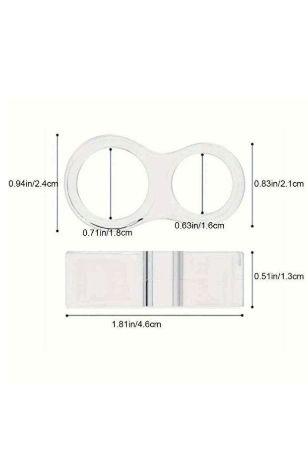 10 Adet Plastik Pvc Şeffaf Kapı Kolu Tutucu Tutacağı Durdurucu Pencere Tamponu Stoperi Elastik - 2