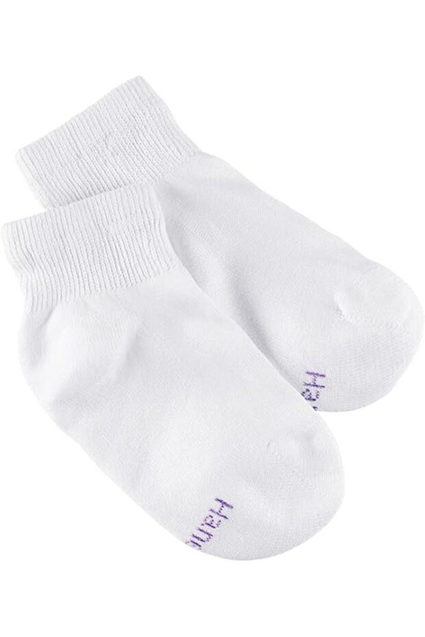 Ankle Socks Girls Hns HHW 640-6Pcs White