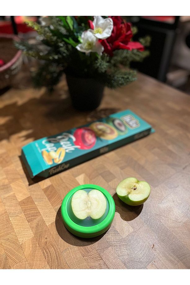 2'li FreshCap - Meyve, Sebze, Soğan, Limon ve Domates Saklama Kabı Esnek ve Yeniden Kullanılabilir - 6