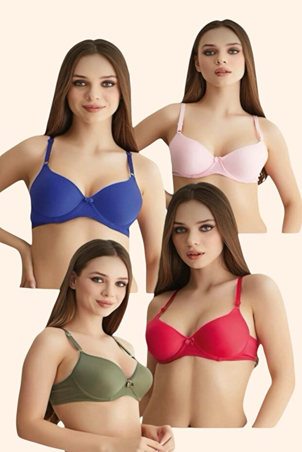 4 Padded Underwire Bras - 1