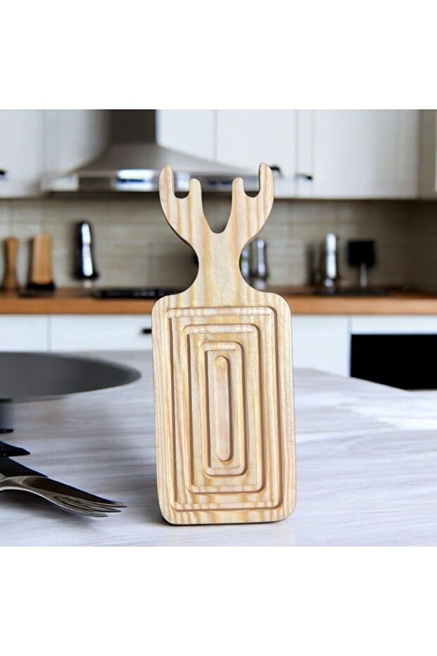 Ahşap Geyik Sunum & servis - 3